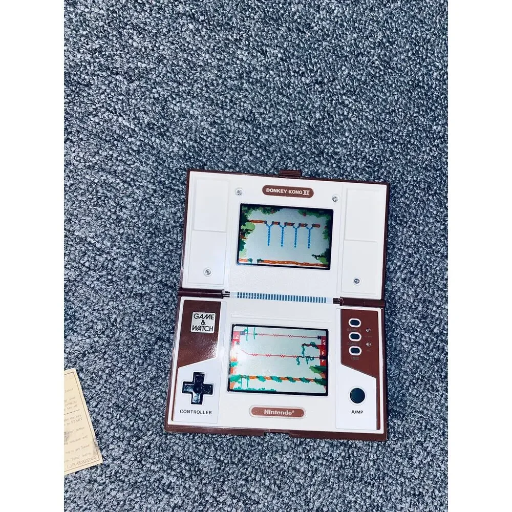 Donkey Kong Nintendo Game and Watch JR-55 1983 Original In Box 80s Vintage